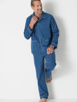 Pyjama en flanelle pur coton Homme Pyjama