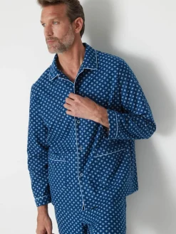 Pyjama en flanelle pur coton Homme Pyjama