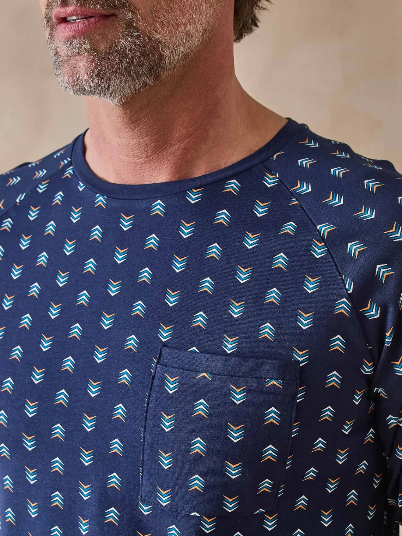 Discount Pyjama en maille pur coton Homme Pyjama