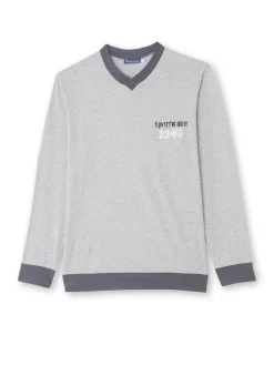 New Pyjama en maille pur coton Homme Pyjama