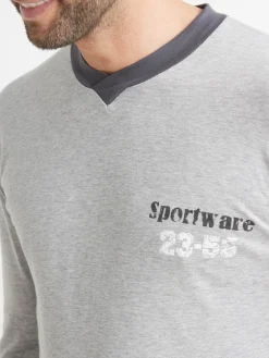 New Pyjama en maille pur coton Homme Pyjama