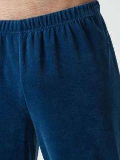 Outlet Pyjama forme jogging en velours Homme Pyjama