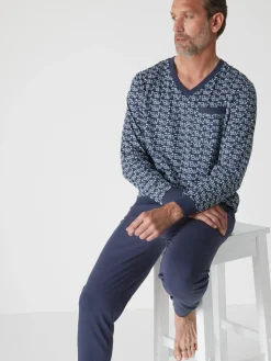 New Pyjama forme jogging jersey pur coton Homme Pyjama