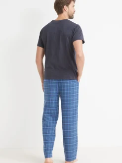 Discount Pyjama jersey et flanelle pur coton Homme Pyjama