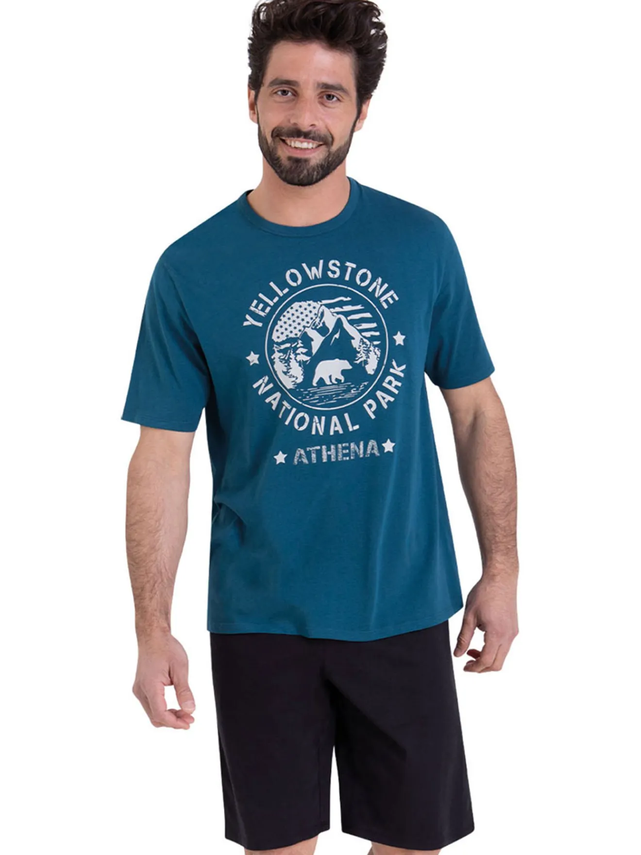 Discount Pyjashort ECOPACK col rond Homme Pyjama