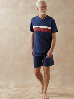 Online Pyjashorts à rayures en jersey lot de 2 Homme Pyjama