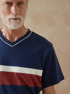 Online Pyjashorts à rayures en jersey lot de 2 Homme Pyjama