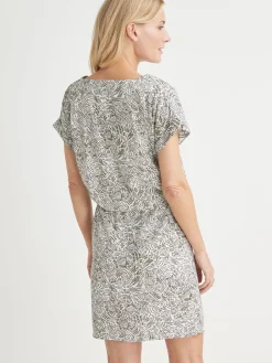 Outlet Robe 3 trous tissu fluide Femme Robe