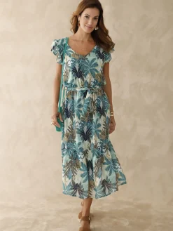 Hot Robe bas volantée Femme Robe