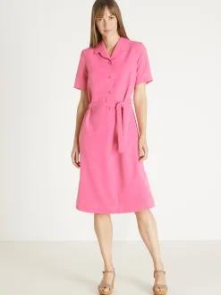 Clearance Robe classique col tailleur Femme Robe