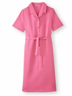 Clearance Robe classique col tailleur Femme Robe