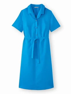 Outlet Robe classique col tailleur Femme Robe