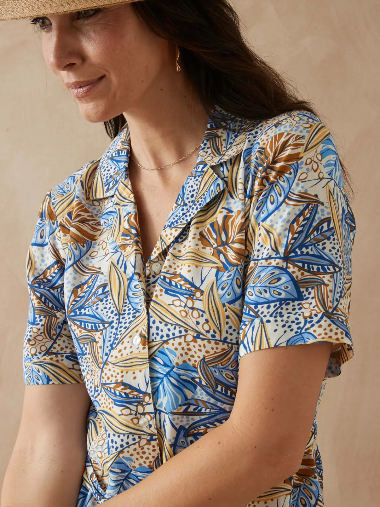 Discount Robe col tailleur manches courtes Femme Robe