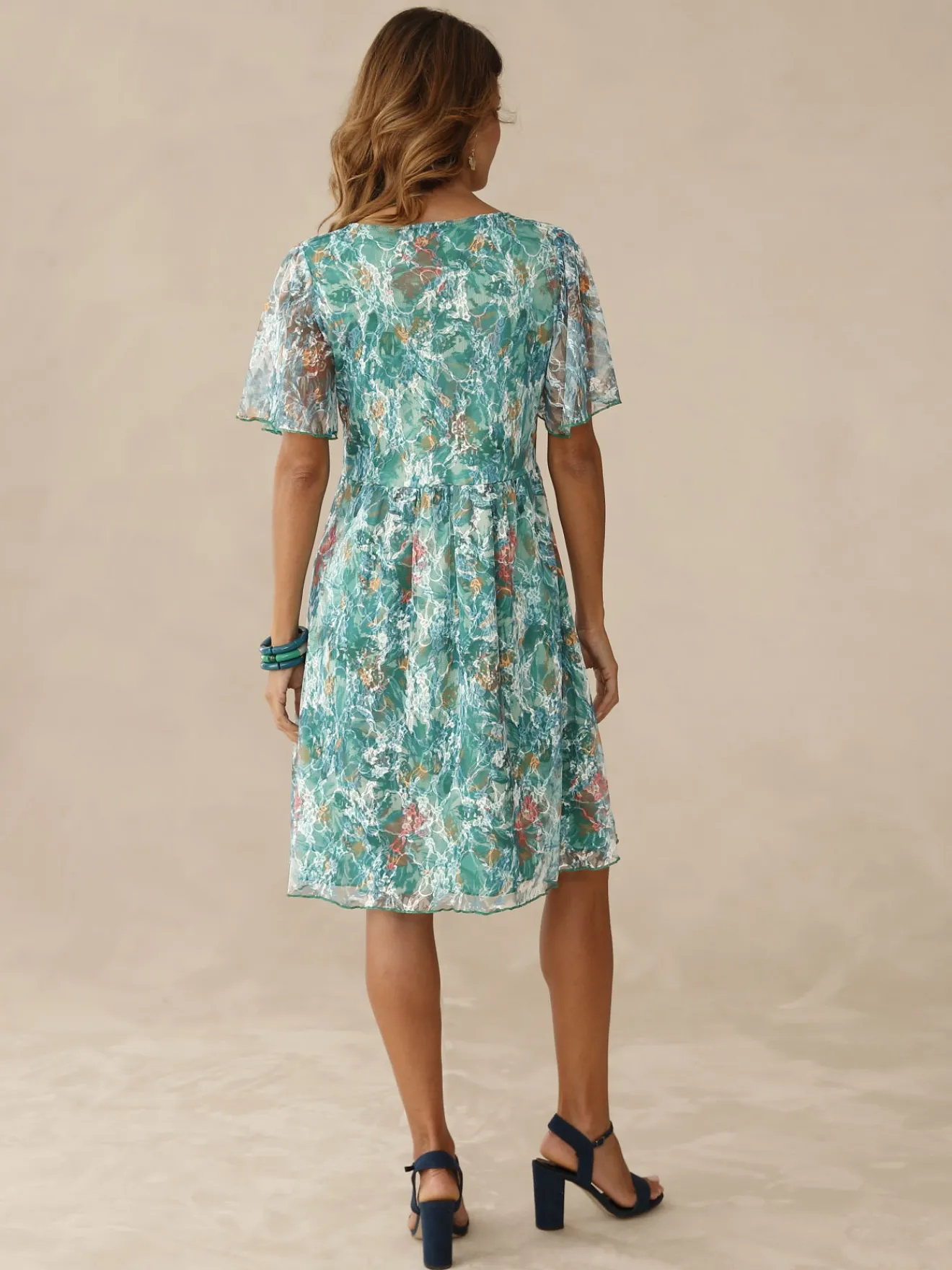 Outlet Robe en dentelle Femme Robe