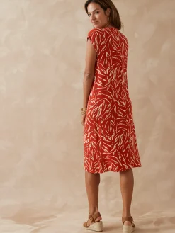 New Robe en maille avec perles fantaisie Femme Robe