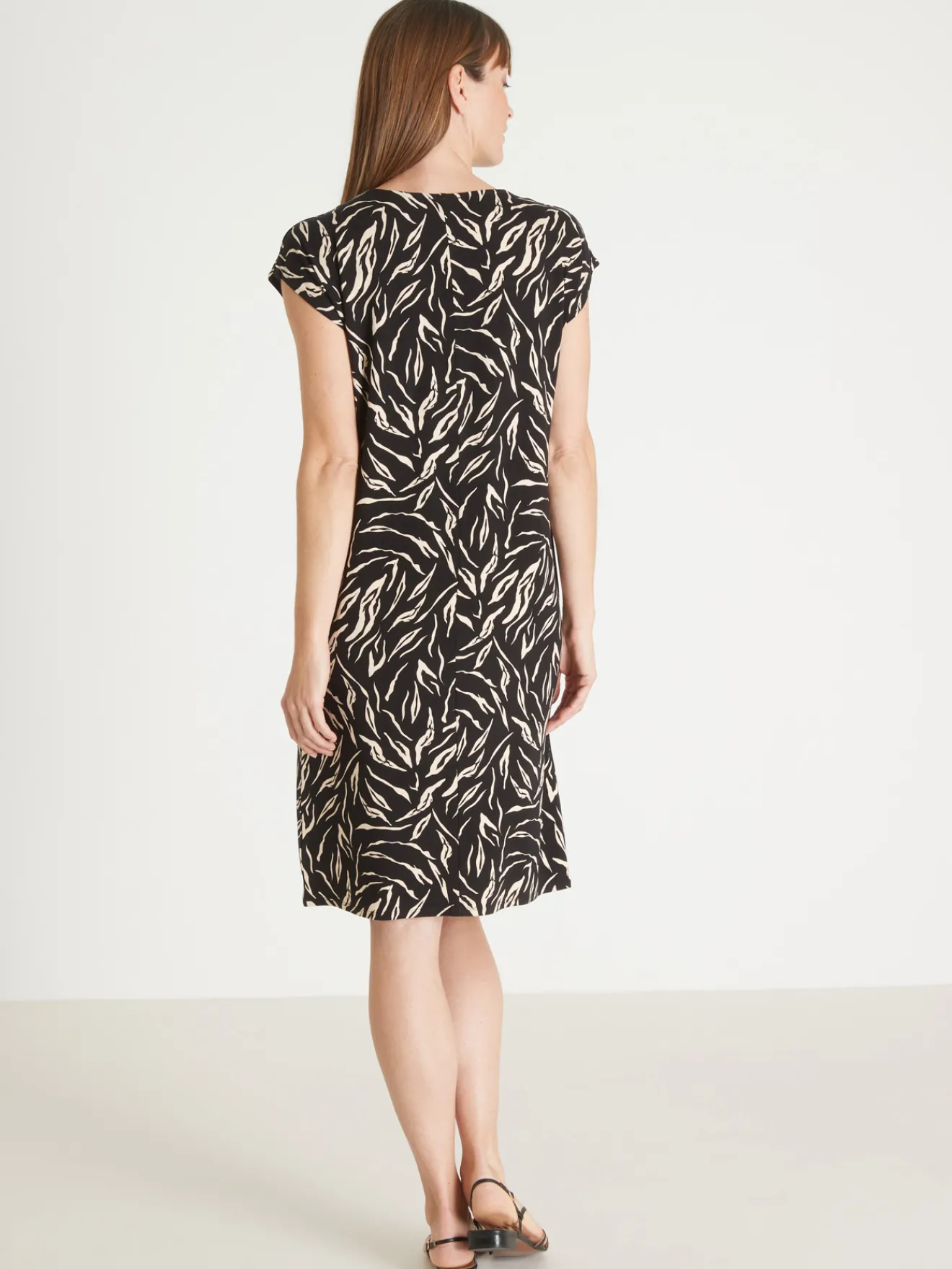 New Robe en maille avec perles fantaisie Femme Robe