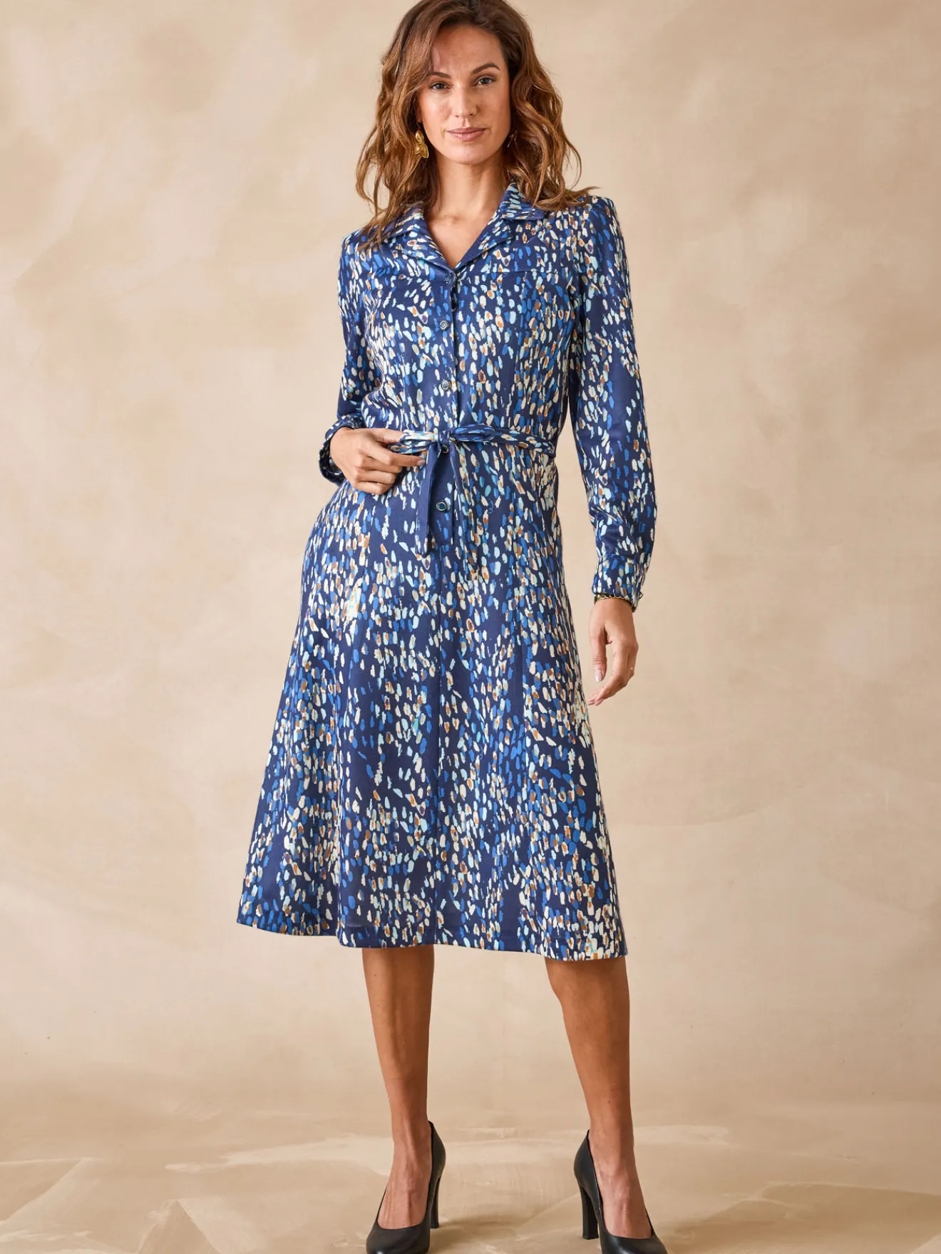 New Robe en maille bien chaude Femme Robe