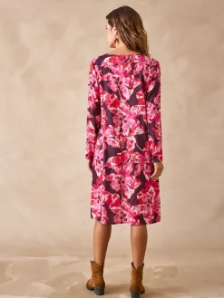 New Robe en maille crêpe Femme Robe