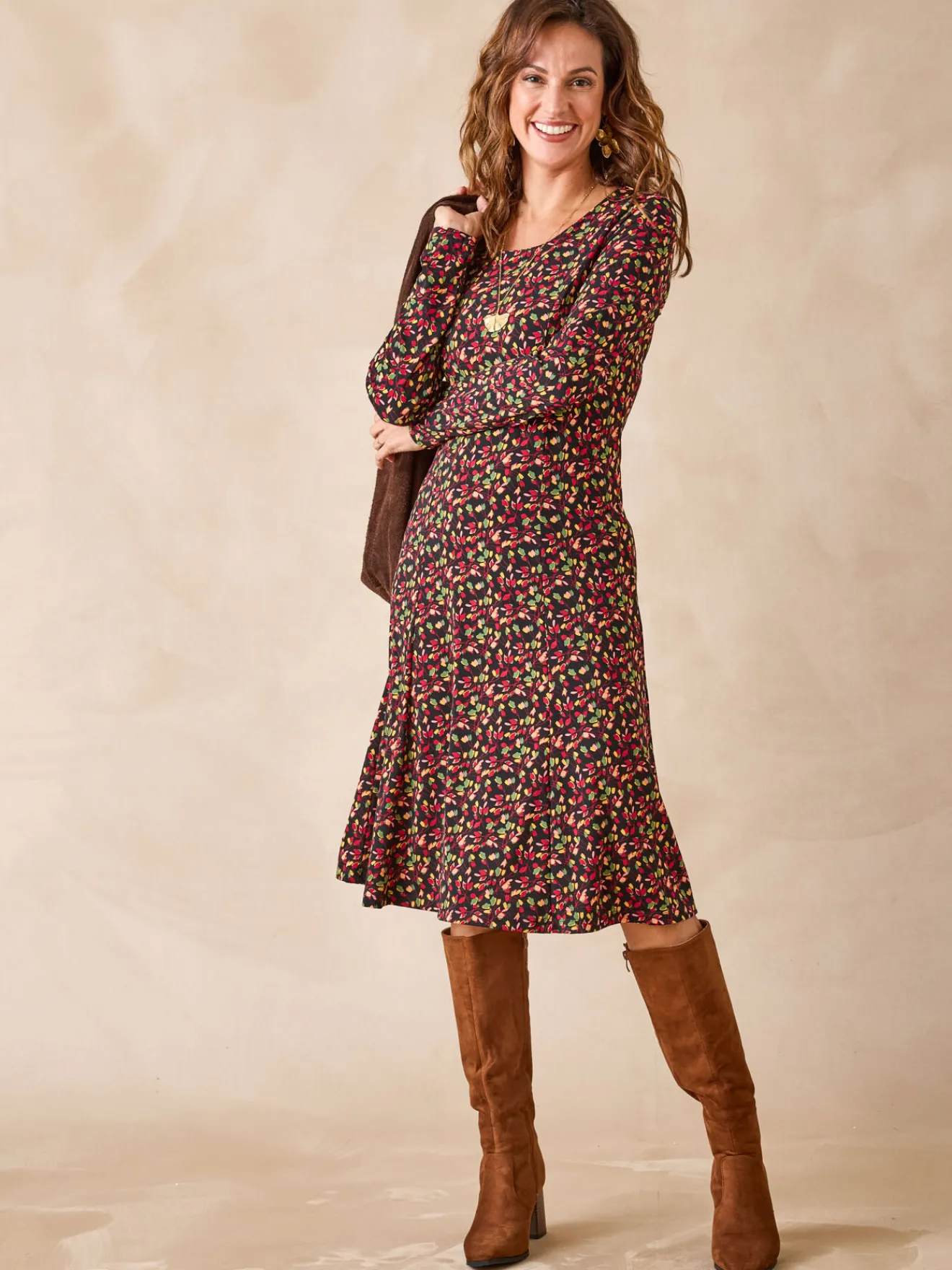 Best Robe en maille fluide Femme Robe