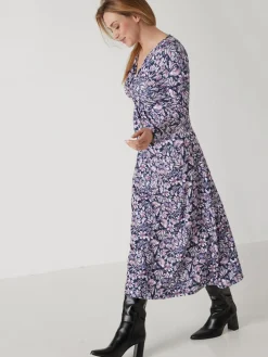 Sale Robe en maille légère fluide Femme Robe