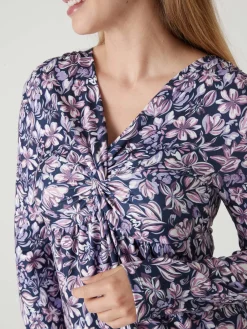 Sale Robe en maille légère fluide Femme Robe