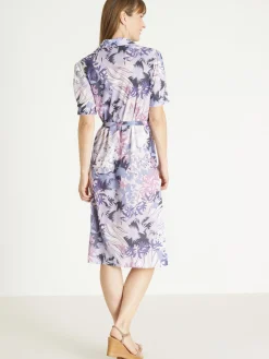 Outlet Robe en maille toute boutonnée Femme Robe