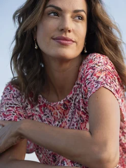 Online Robe encolure bateau en maille fluide Femme Robe