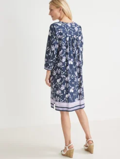 Discount Robe fluide manches 3/4 Femme Robe