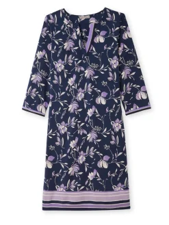 Discount Robe fluide manches 3/4 Femme Robe