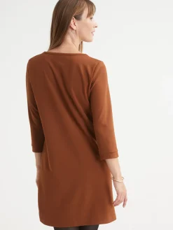 Sale Robe housse en maille fluide Femme Robe