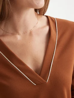 Sale Robe housse en maille fluide Femme Robe