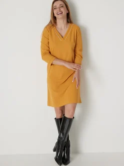 New Robe housse en maille fluide Femme Robe