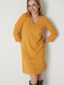 New Robe housse en maille fluide Femme Robe