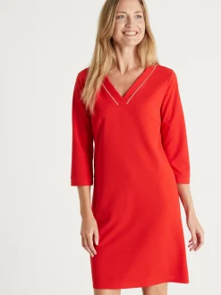 New Robe housse en maille fluide Femme Robe