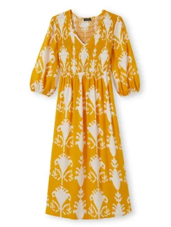 Outlet Robe longue à smocks Femme Robe