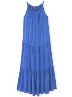 Sale Robe longues à bretelles Femme Robe