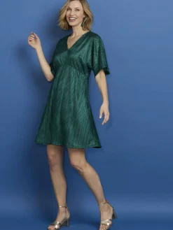 Online Robe maille irisée Femme Robe