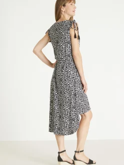 New Robe sans manches en maille jersey Femme Robe