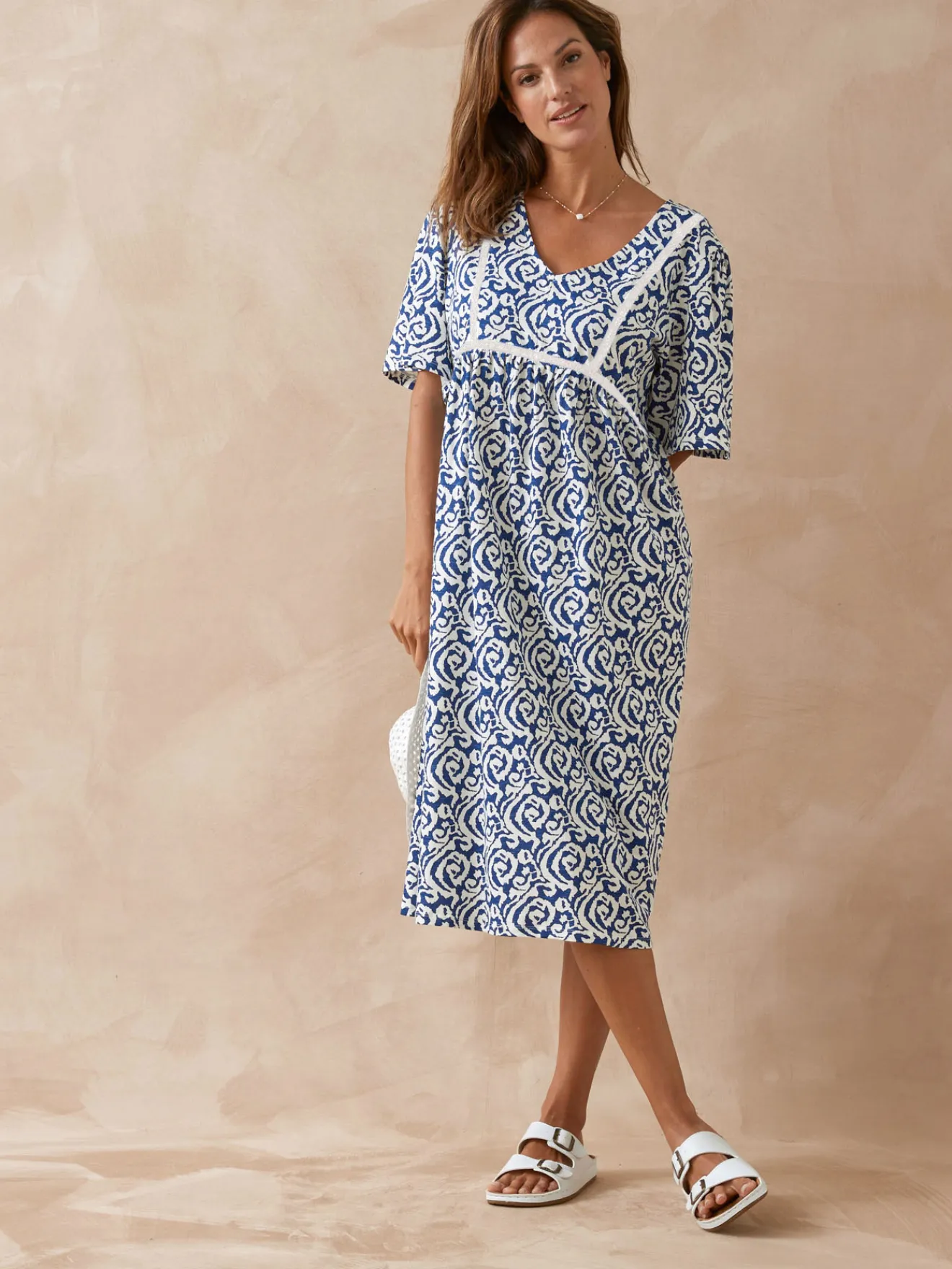 Discount Robe évasée élastiquée taille Femme Robe