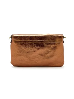 Sale Sac pochette en cuir à bandoulière Femme Accessoires Et Bijoux