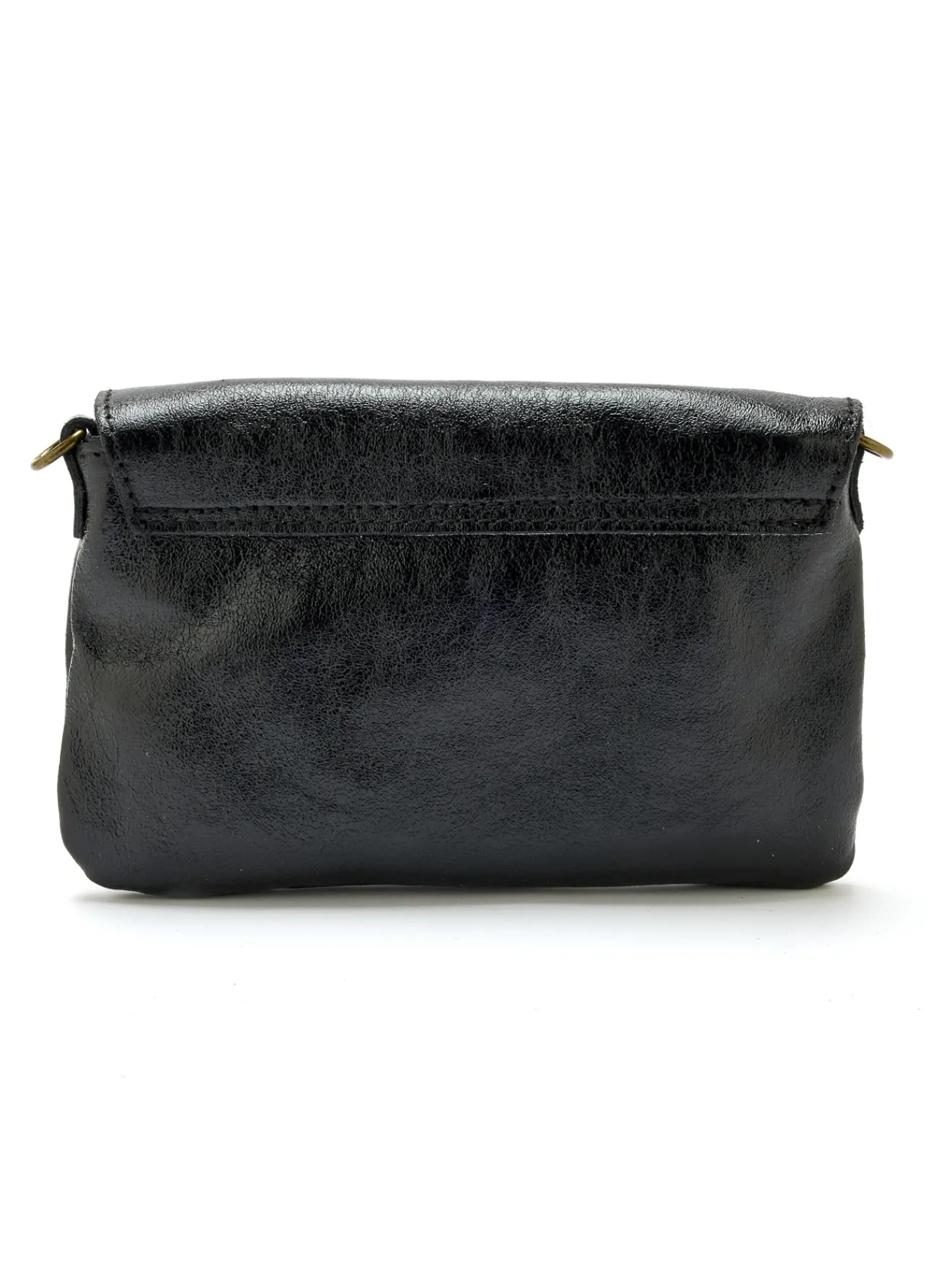 Sale Sac pochette en cuir à bandoulière Femme Accessoires Et Bijoux