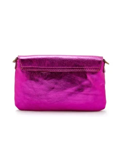 Online Sac pochette en cuir à bandoulière Femme Accessoires Et Bijoux