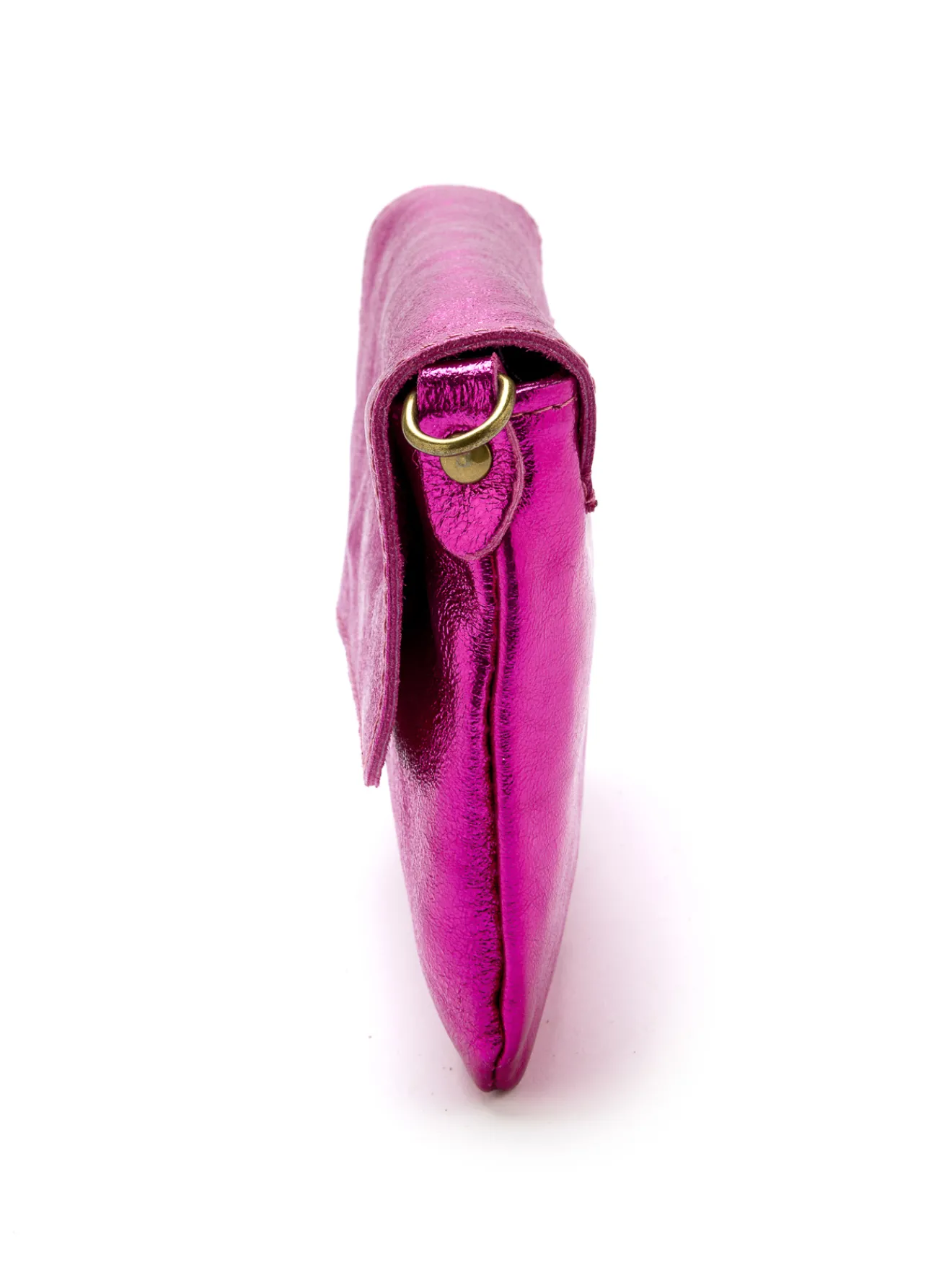 Online Sac pochette en cuir à bandoulière Femme Accessoires Et Bijoux