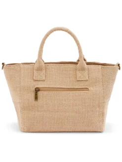Online Sac style cabas en toile de jute Femme Accessoires Et Bijoux