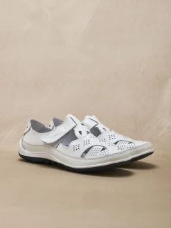 Clearance Salomés ajourés à scratch Femme Salomés