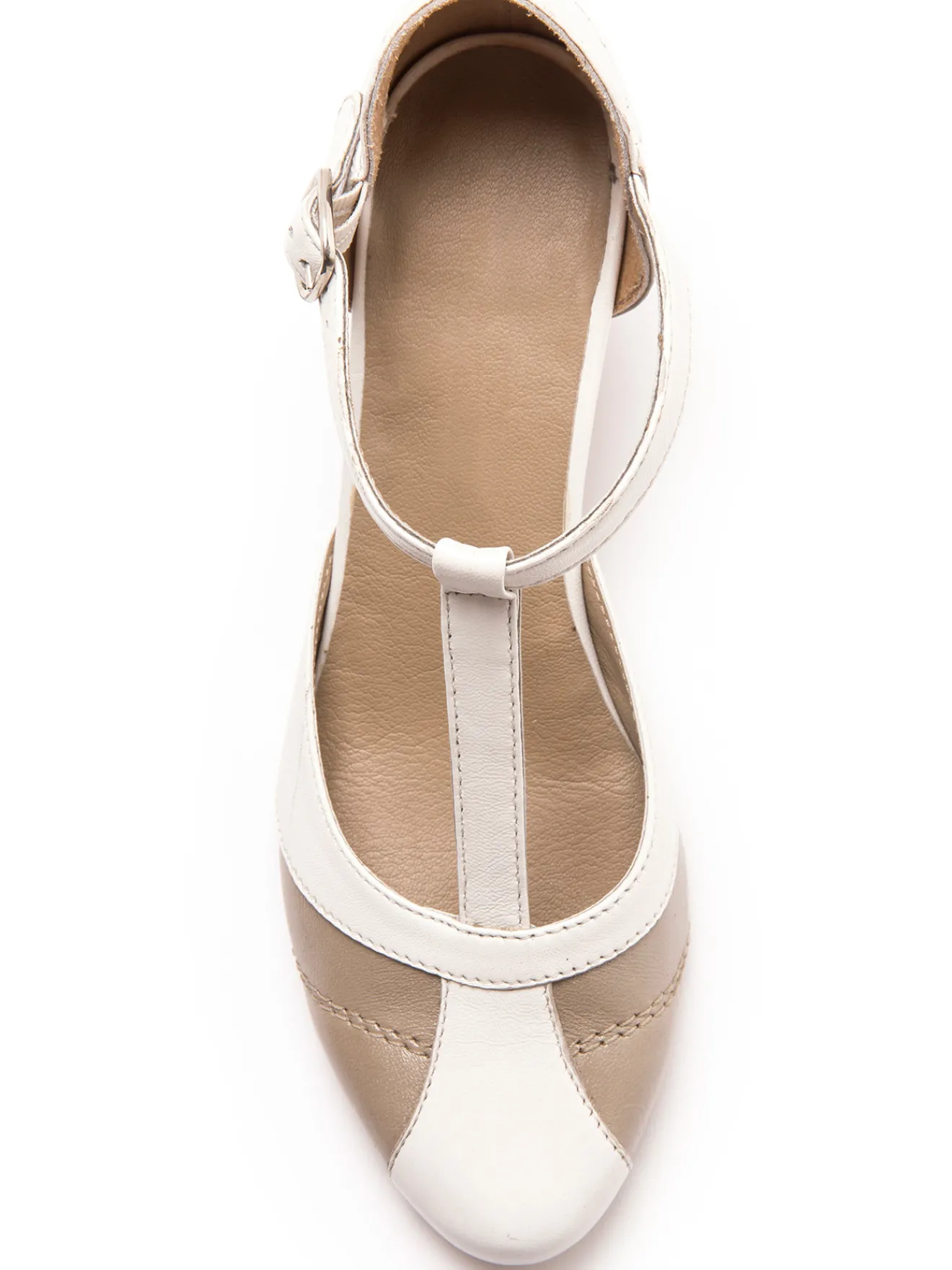 Hot Salomés bicolores en cuir aérosemelle® Femme Salomés