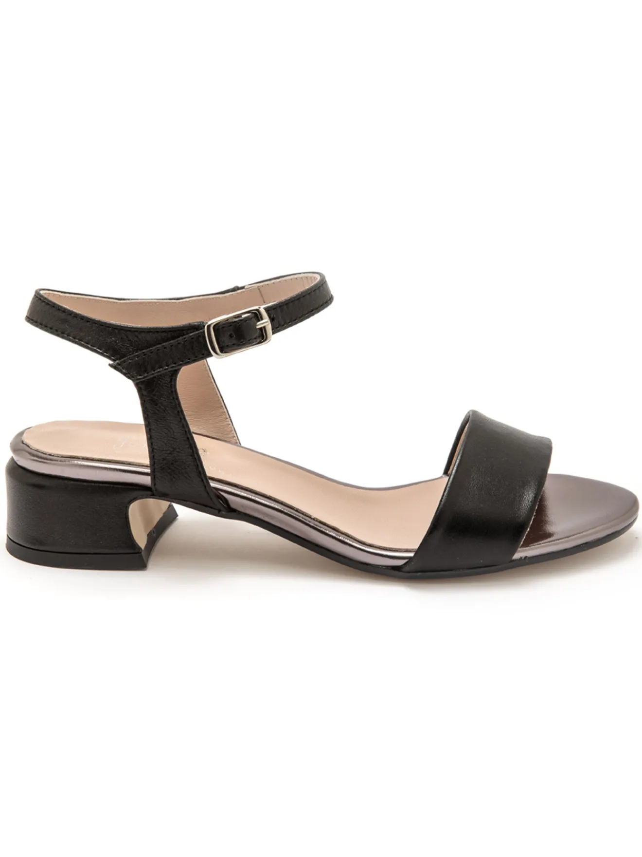 Clearance Sandales à bride en cuir Femme Sandales