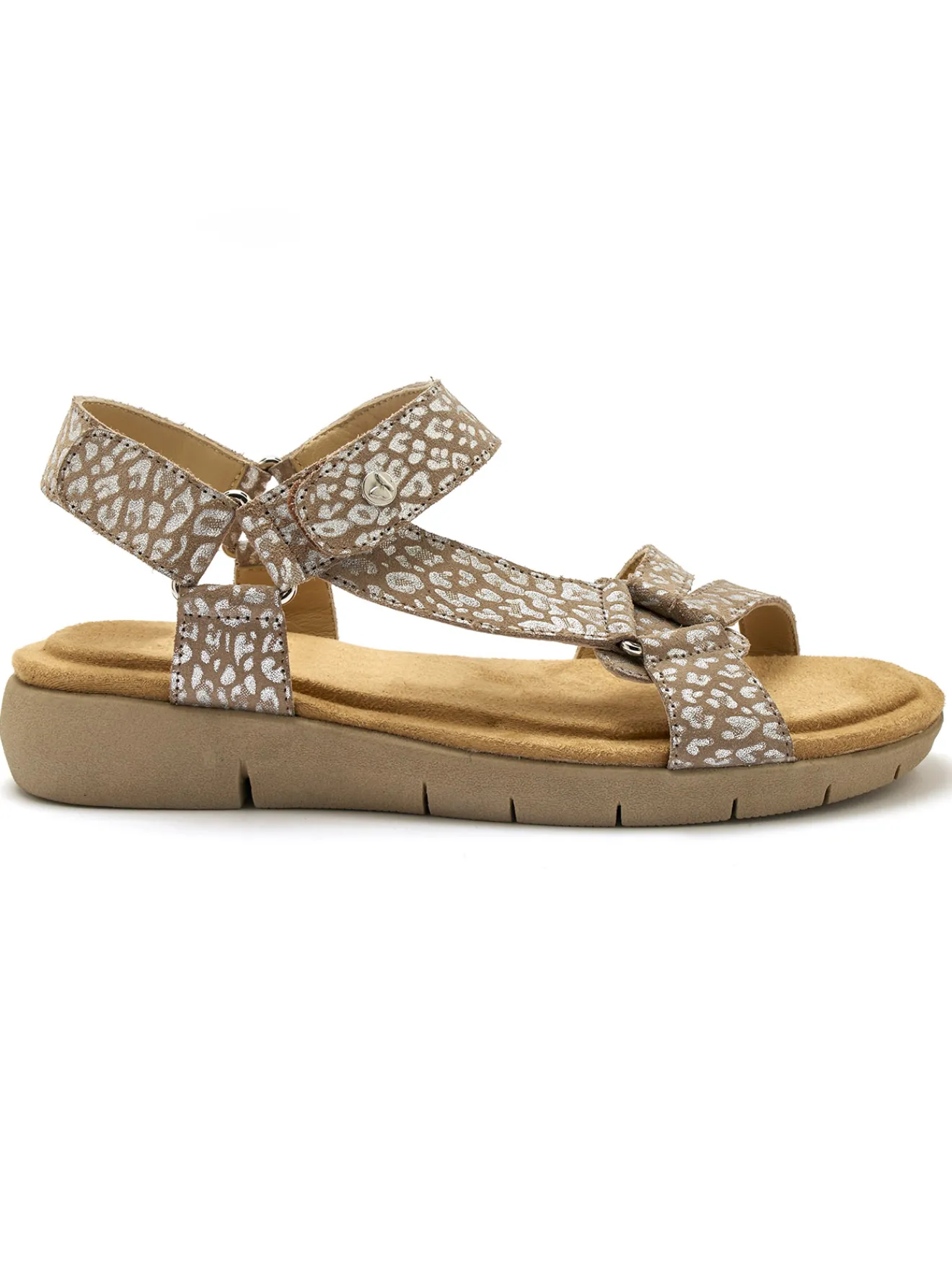 Online Sandales à double patte scratch Femme Sandales