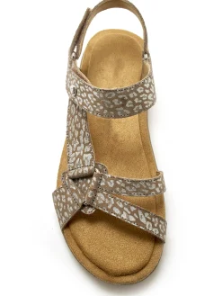 Online Sandales à double patte scratch Femme Sandales