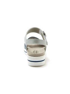 Clearance Sandales à patte scratch sous boucle Femme Sandales